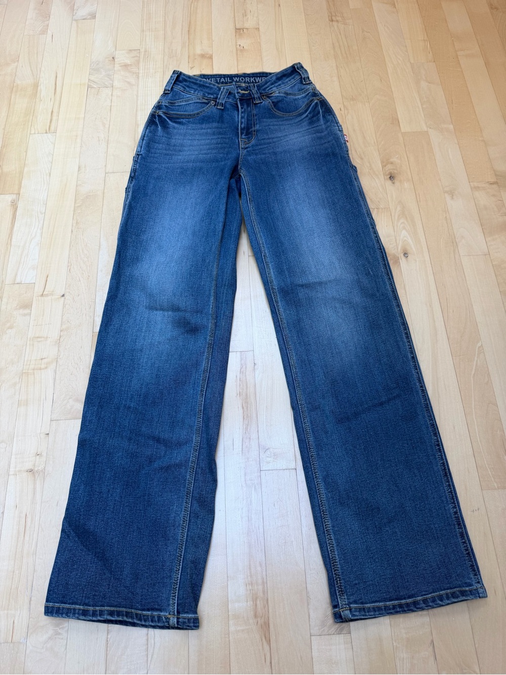 Dovetail Workwear Old School Wide Leg Jeans 4/32